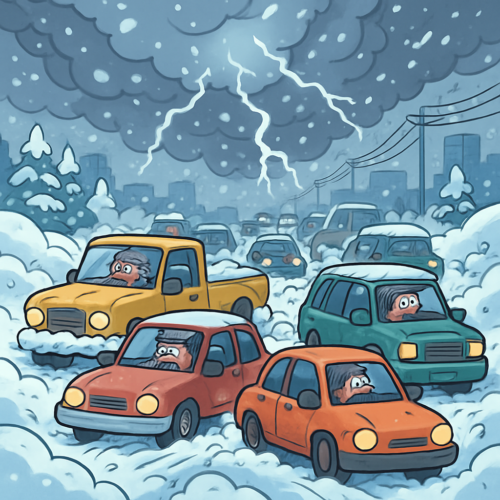 A colossal winter storm that hit the United States on Friday is causing severe disruption and traffic chaos across the country