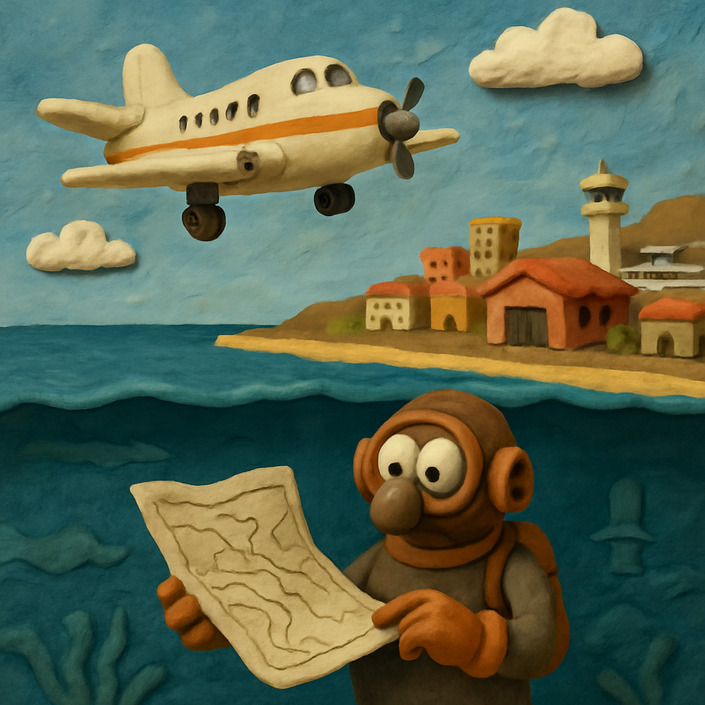 В последние 2 дня специальный исследовательский самолет совершал длительные полеты над Ларнакой, составляя карту морского дна в районе городского порта и аэропорта, что вызвало обеспокоенность местных жителей