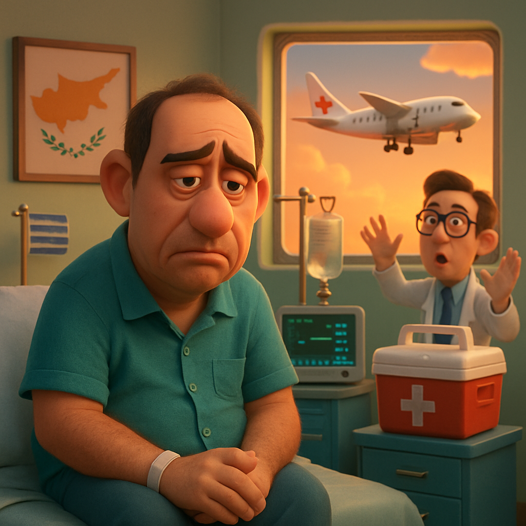 In Cyprus, a man lost the chance for a lung transplant due to the inability to timely organize a medical air transfer to Athens