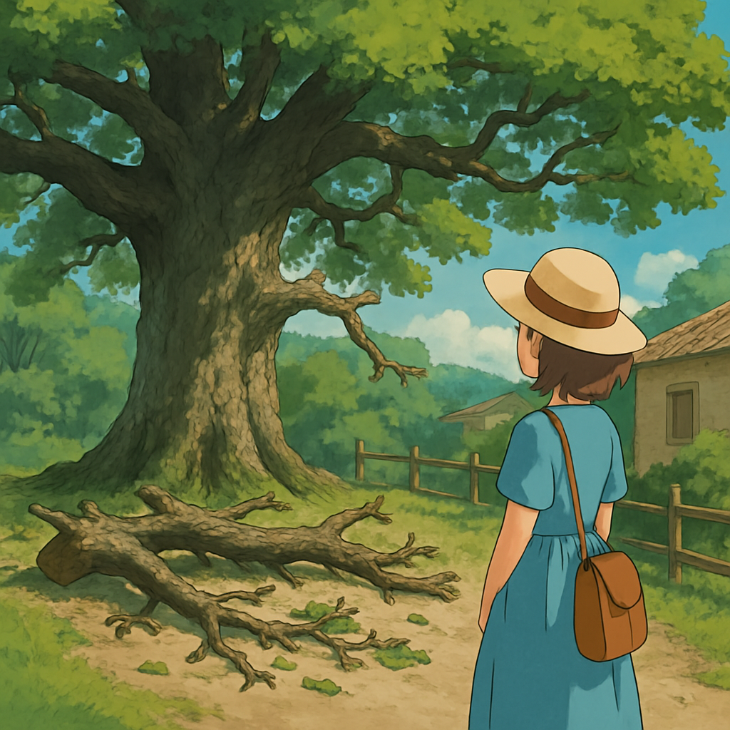 Жителей Кипра призвали держаться подальше от древнего дуба в деревне Ланья, с которого падают ветки