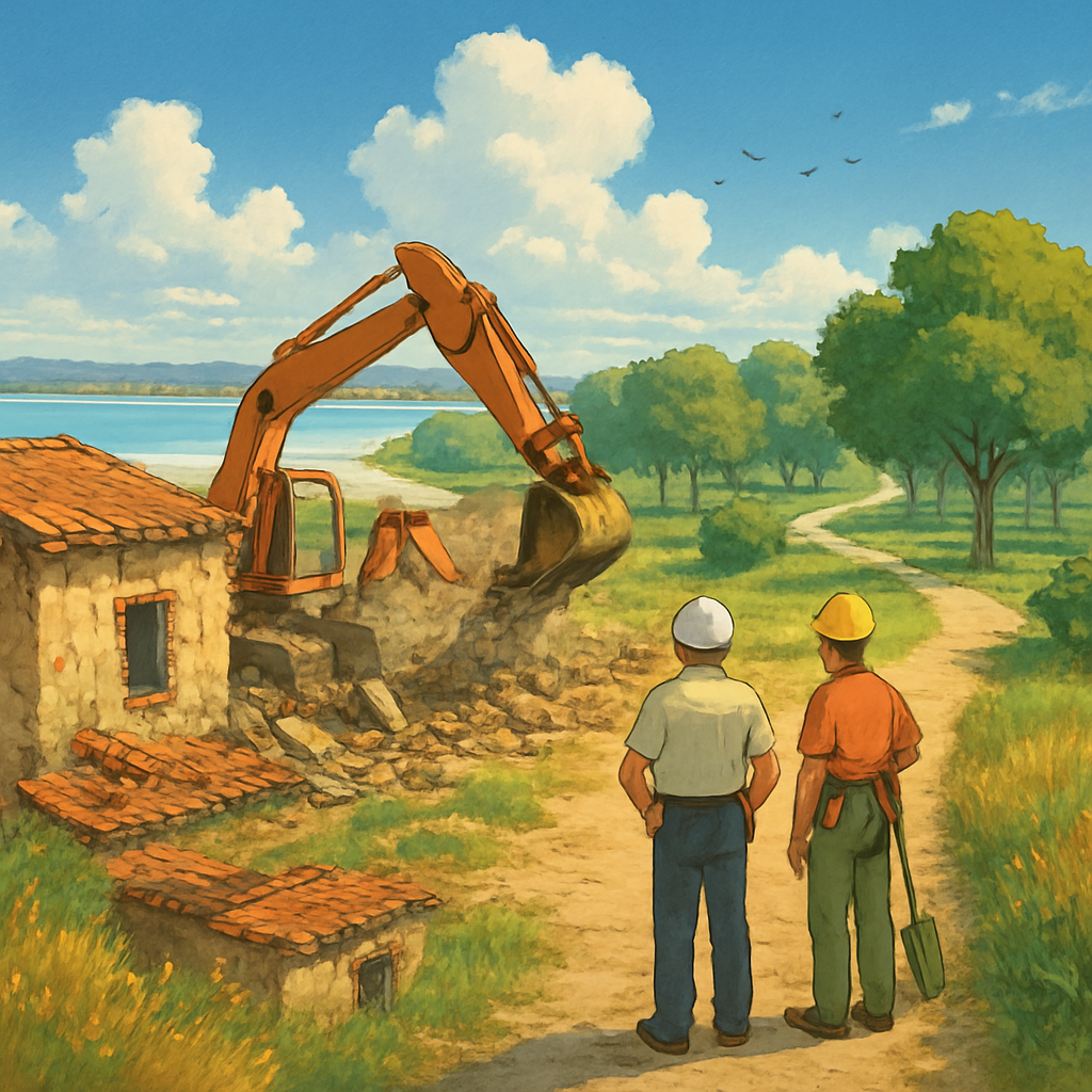 В Ларнаке снесут здания бывшего лепрозория в районе соленого озера и построят парк площадью более 40000 кв