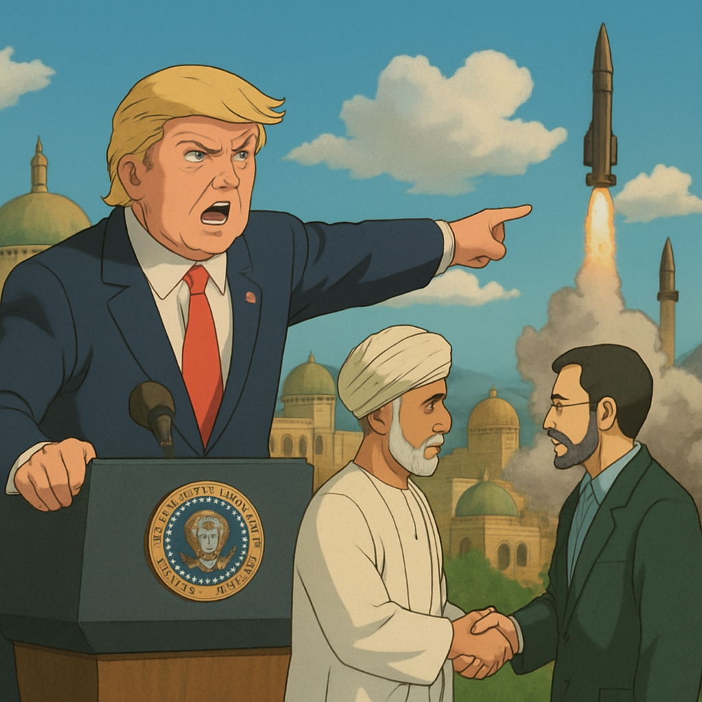 The Oman-mediated negotiations follow repeated threats from Donald Trump to strike Iran, with the US president last Thursday giving Tehran 15 days to reach a deal