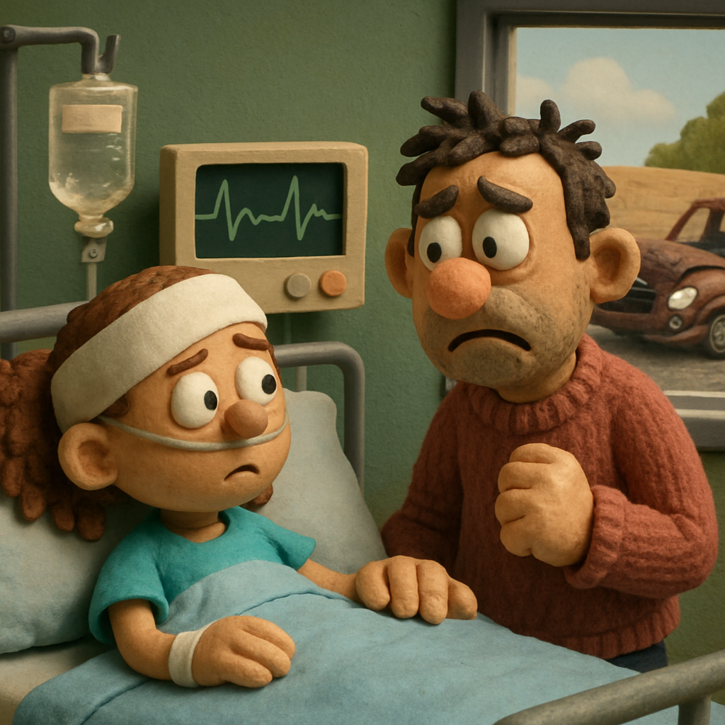 A seven-year-old girl is in a serious but stable condition at a Nicosia hospital after a traffic accident in Limassol