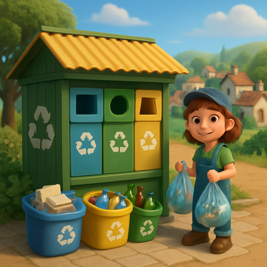 Девять деревень в районе Ларнаки получат «зеленые киоски» - небольшие сортировочные центры для вторсырья