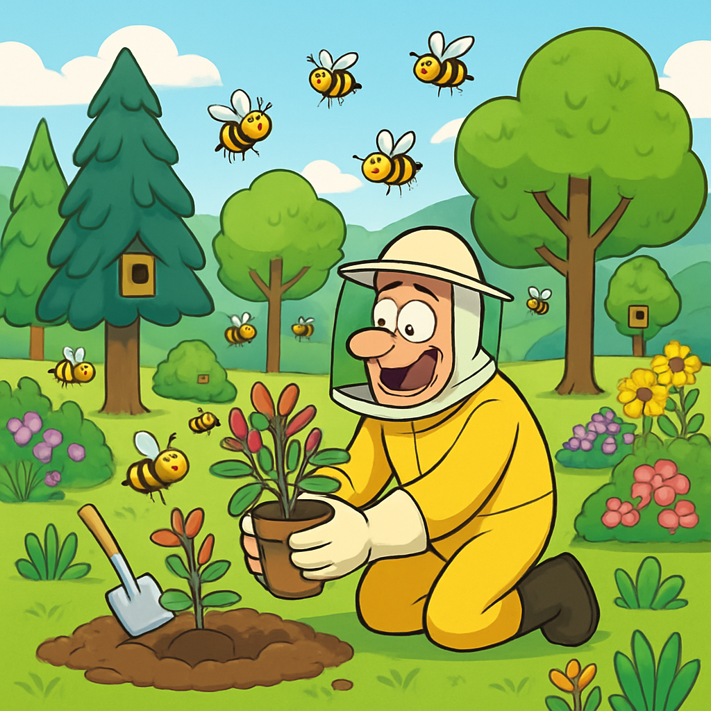 В девяти «пчелиных деревнях» Ларнаки высадили более 1000 деревьев и растений, привлекательных для пчел, с целью поддержки долгосрочной устойчивости местных популяций пчел