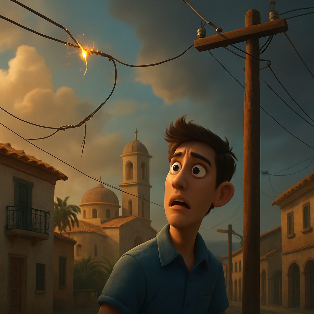 Из-за повреждения сети сегодня без электричества остались некоторые районы Ларнаки, а также часть района Пейя в Пафосе