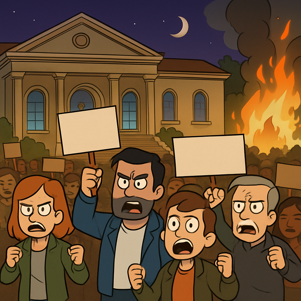 Вечером в понедельник протестующие собрались у президентского дворца в Никосии, чтобы провести демонстрацию против действий правительства по ликвидации последствий пожара в районе Лимассола