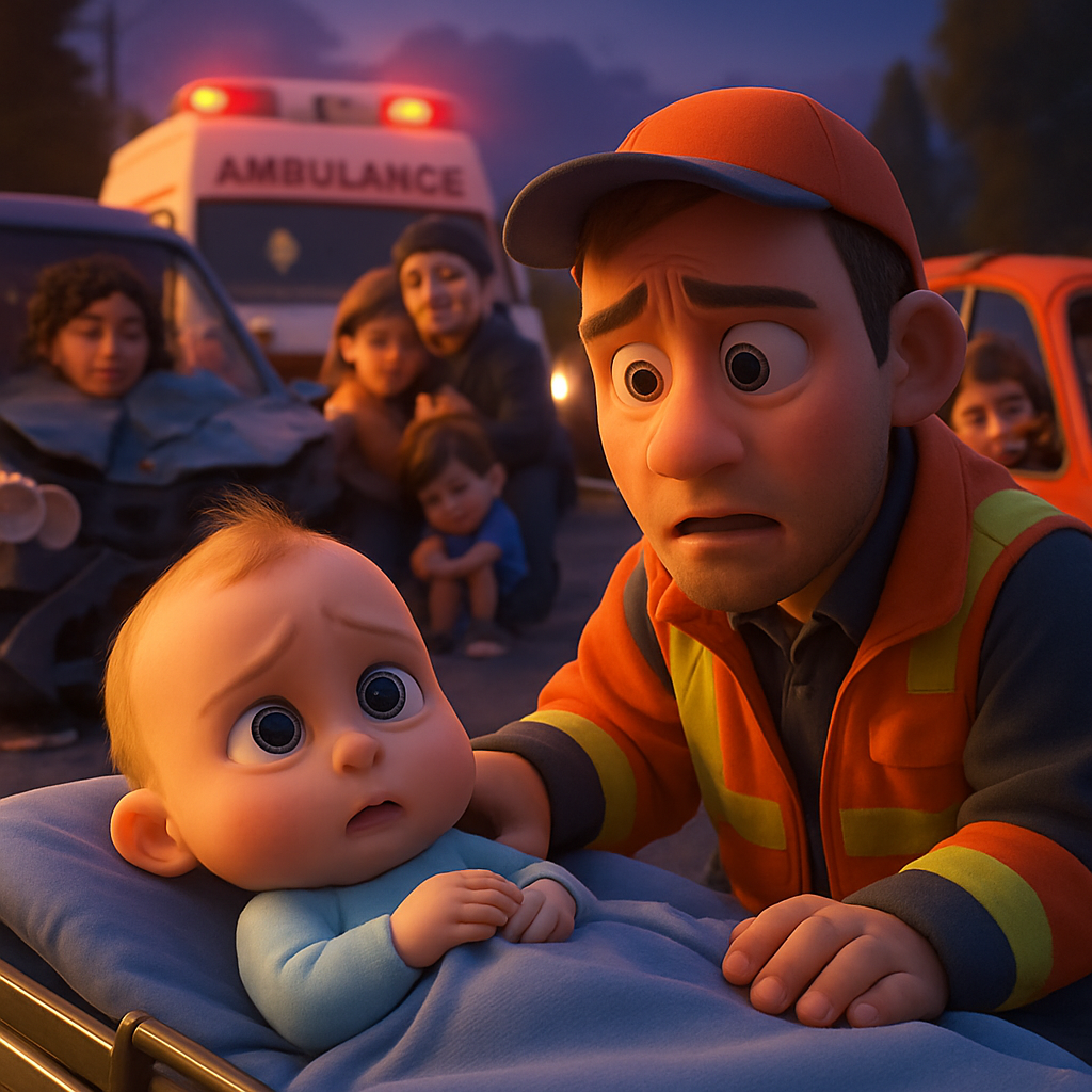 A five-month-old baby is in serious condition after a traffic accident in Paphos, which injured 6 people from two families