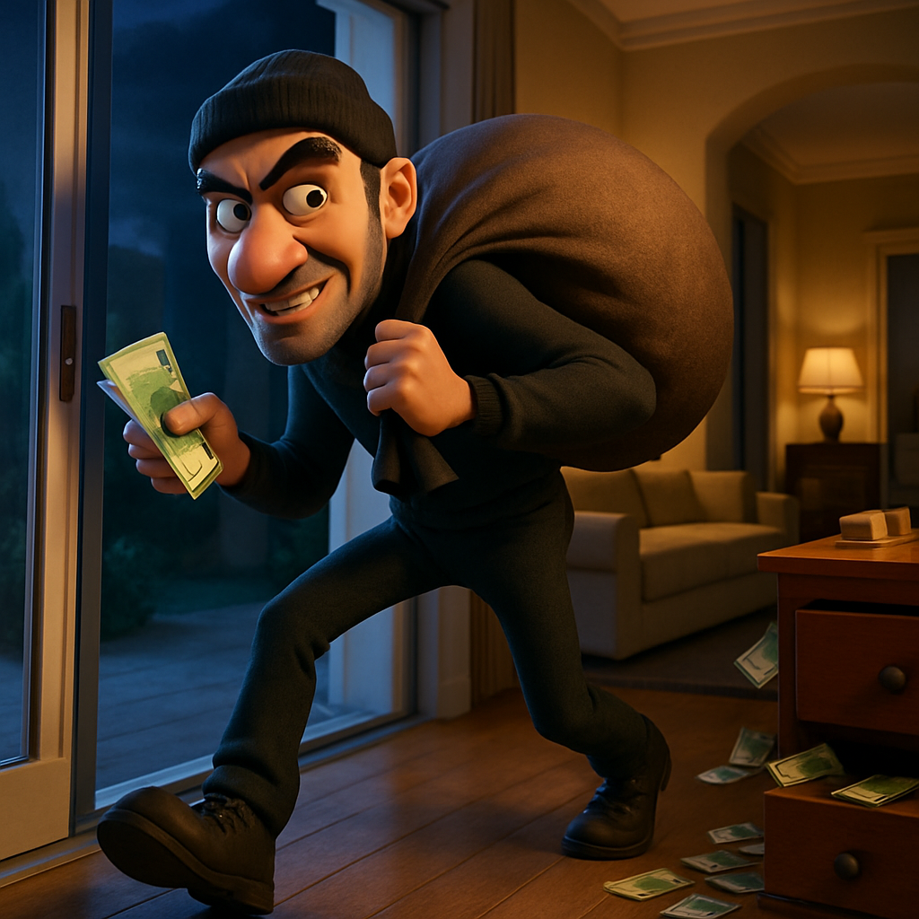 В Куклии, Пафос, взломщик ограбил жилой дом на сумму в тысячи евро