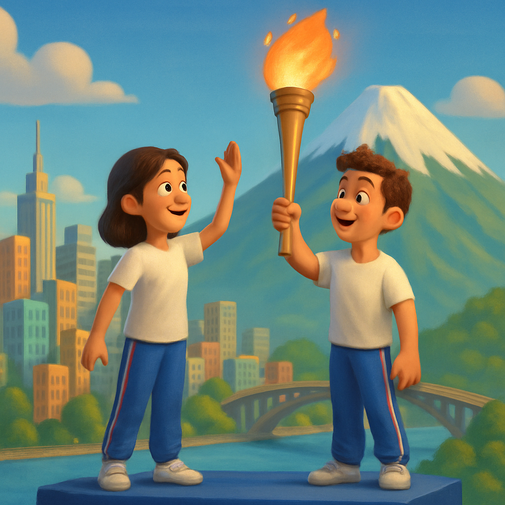 The ceremony’s organisers have said they sough to represent the city-mountain dichotomy of the particularly unusual setup for these Olympics while also trying to appeal to a sense of unity at a time of global tensions