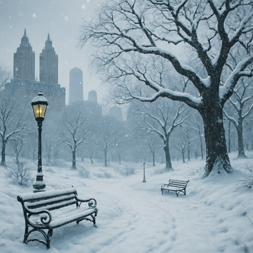 Central Park saw more than four inches of snow for the first time since January 2022, with higher totals outside of New York City