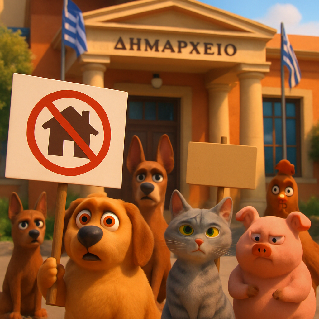 Animal Party Cyprus призывает к мирной акции протеста у здания муниципалитета Героскипу (Пафос) в четверг утром, когда заинтересованные стороны соберутся для обсуждения решения суда о сносе приюта для животных