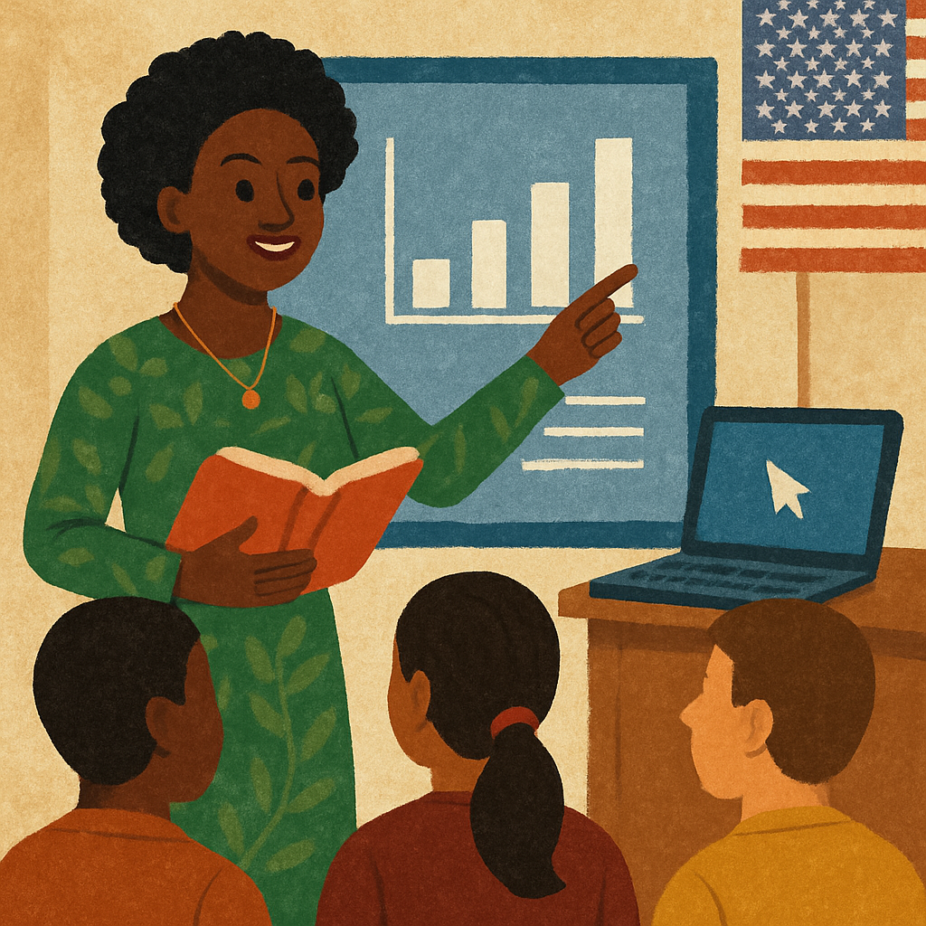 A Nigerian-born educator gained national recognition for improving academic and digital skills among immigrant students across several U