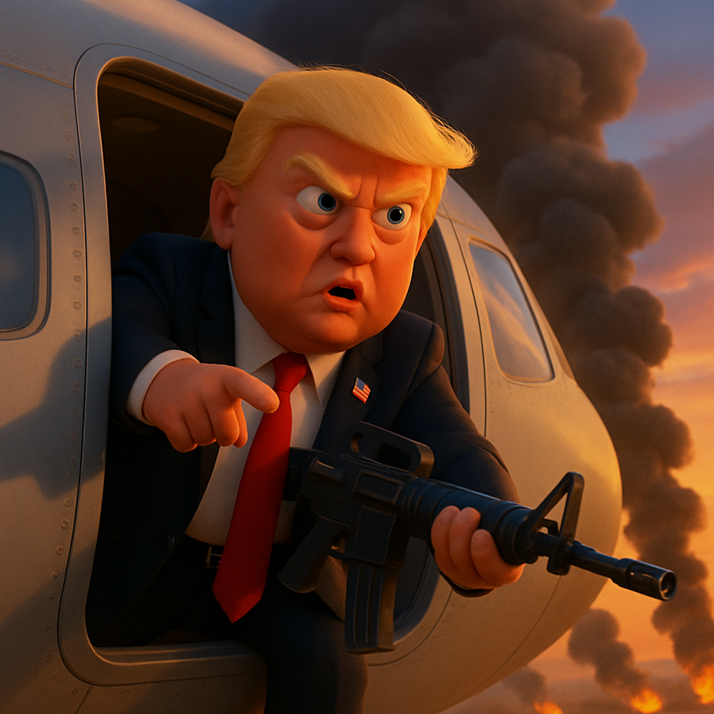 Before the strikes on Thursday, President Trump said he would halt all aid and go in “guns-a-blazing” to target militants