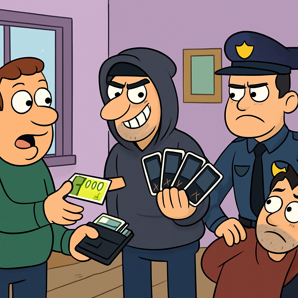 In Paralimni, a man purchased four mobile phones from unknown individuals for 2000 euros