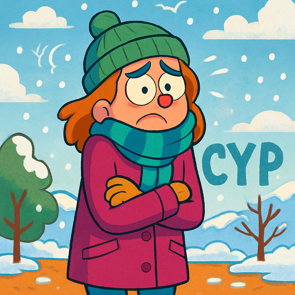 Cold weather in Cyprus will continue this week, with temperatures below average for this time of year