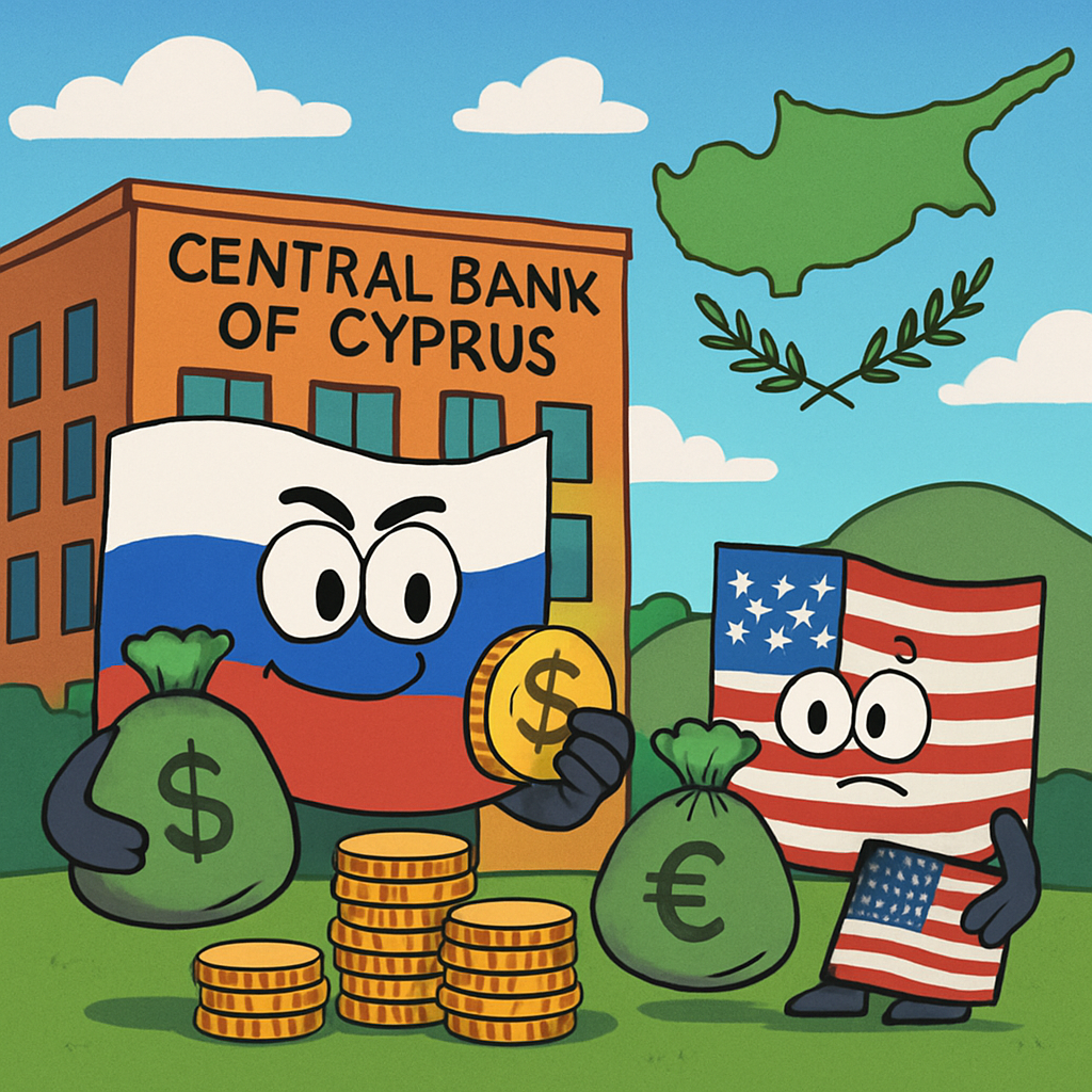 Центробанк Кипра сообщил, что по итогам 2024 года крупнейшим инвестором в страну стала Россия — 83,46 млрд евро (23%), за ней следуют США с 66,57 млрд евро (18%)