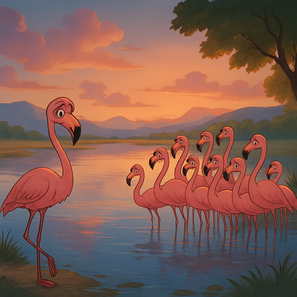 The number of flamingos at the Akrotiri salt lake and Lake Makria has decreased from 13,000 in previous years to just 47 this month