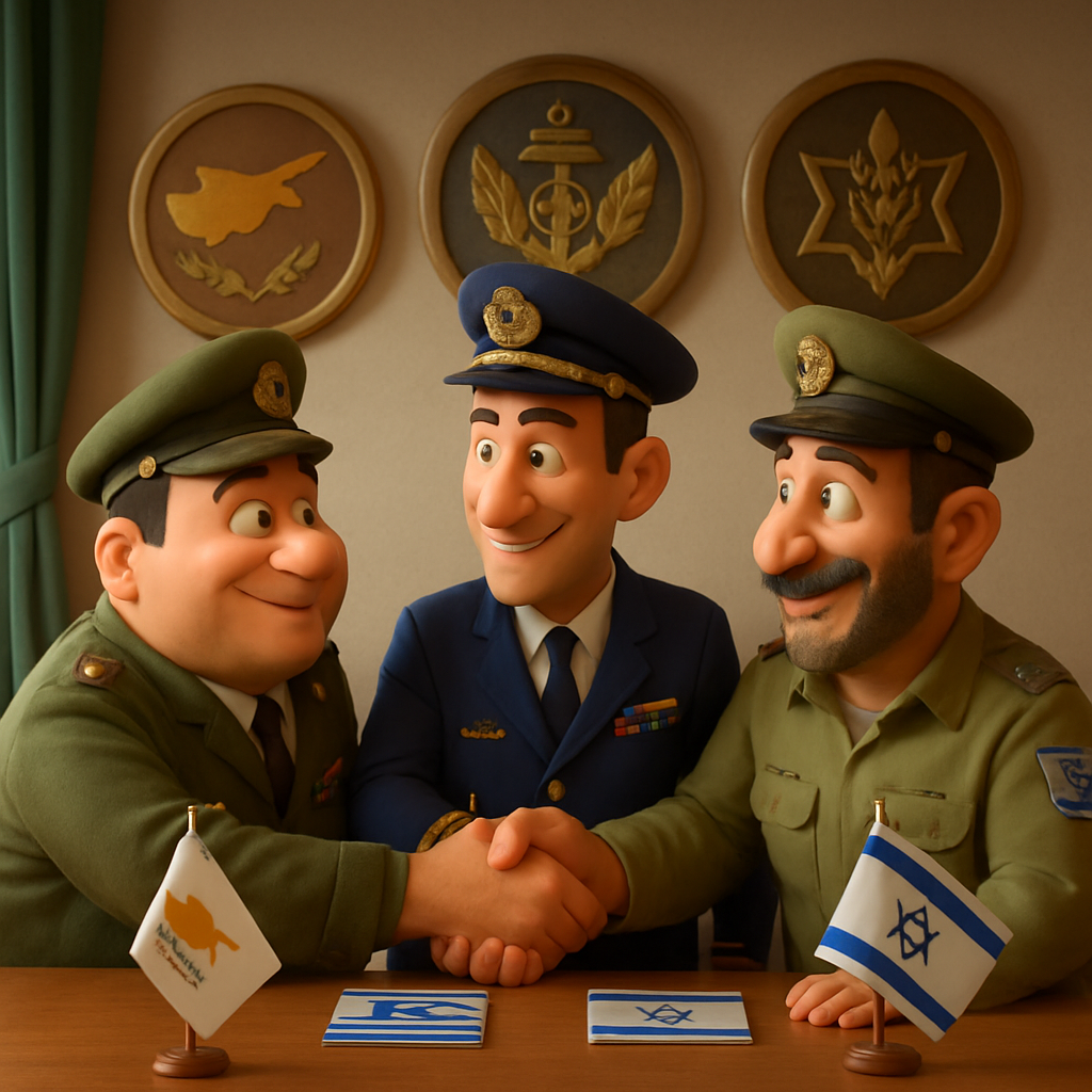 Кипр, Греция и Израиль договорились о дальнейшем укреплении сотрудничества на уровне своих вооруженных сил