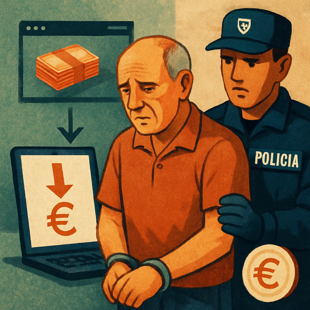 На Кипре арестовали 60-летнего мужчину по делу об онлайн-мошенничестве после того, как житель Никосии сообщил, что его убедили инвестировать и обманом лишили 24440 евро