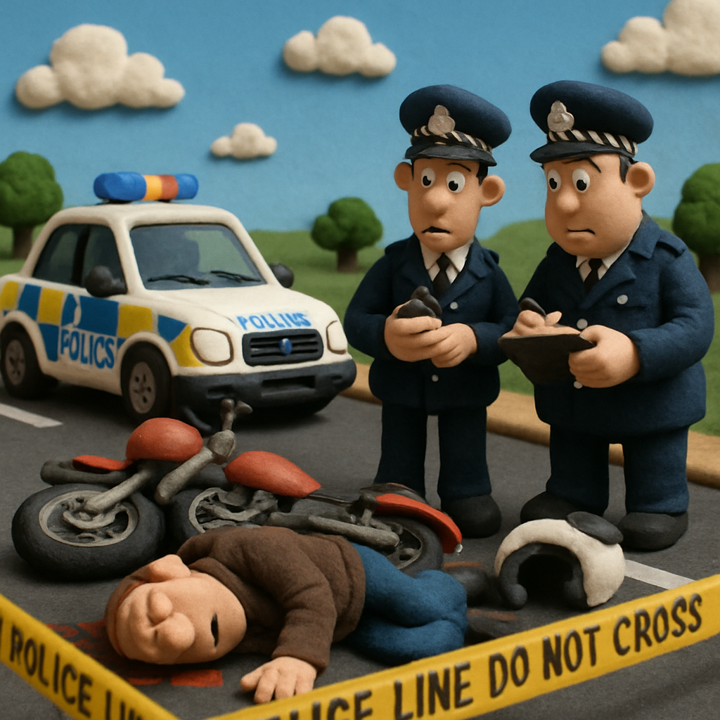 The police are investigating the circumstances of a fatal traffic accident involving a motorcycle on the Nicosia-Larnaca road, which resulted in the death of a 44-year-old Russian citizen