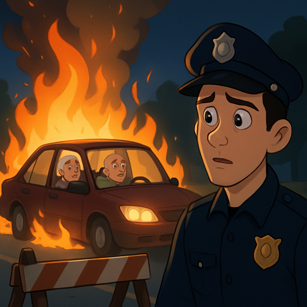 Полиция предоставила неясные подробности о смерти пожилой пары, погибшей в своем автомобиле во время пожара в районе Лимассола, согласно официальному отчету, в котором упоминаются дорожные заграждения, но не проясняются обстоятельства