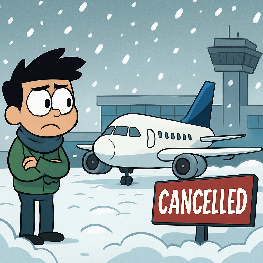 To avoid the ripple effects of real-time adjustments to what was predicted to be up to nine inches of snow, the major airlines said they pre-emptively canceled flights