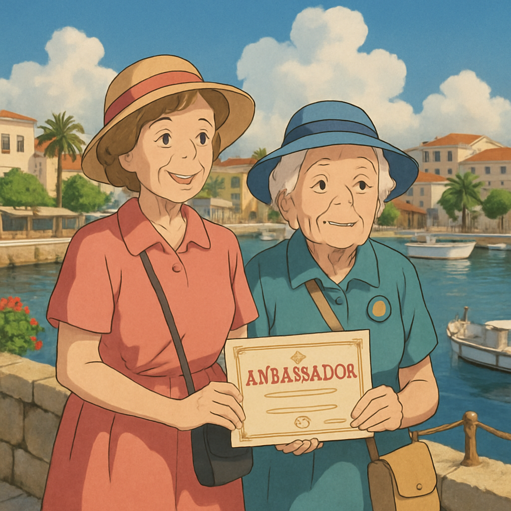 Две сестры из Великобритании названы «послами туризма Айя-Напы», отмечая свои 98-й и 110-й визиты соответственно