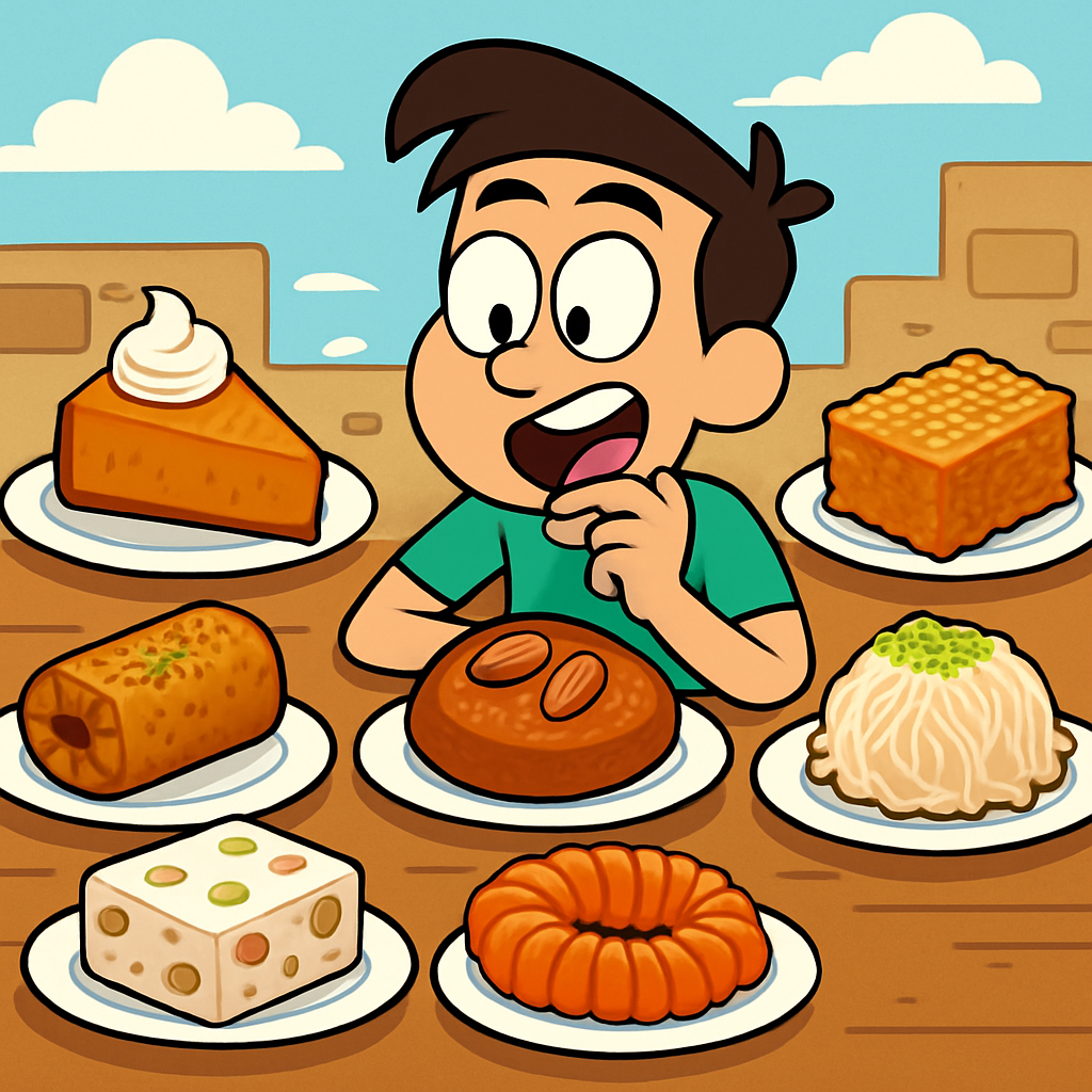 Six sweets from Greece and Cyprus have entered the list of the world's best desserts