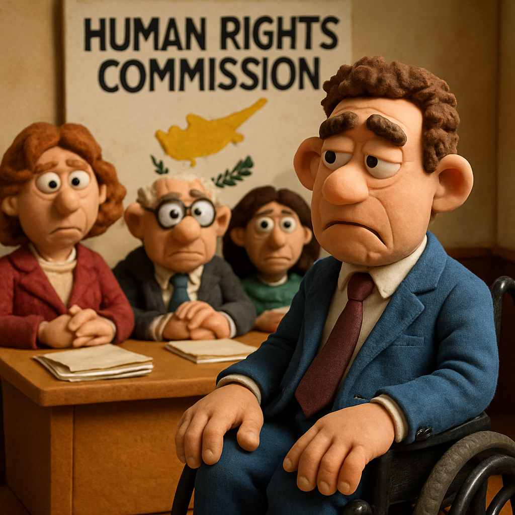 Комиссия по правам человека на Кипре рассматривает жалобу от мужчины, который утверждает, что его лишили продвижения по службе из-за инвалидности