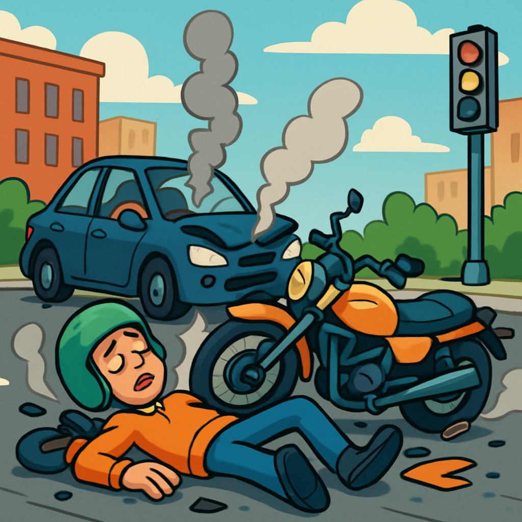 20-летний мотоциклист находится в критическом состоянии после ДТП в Никосии