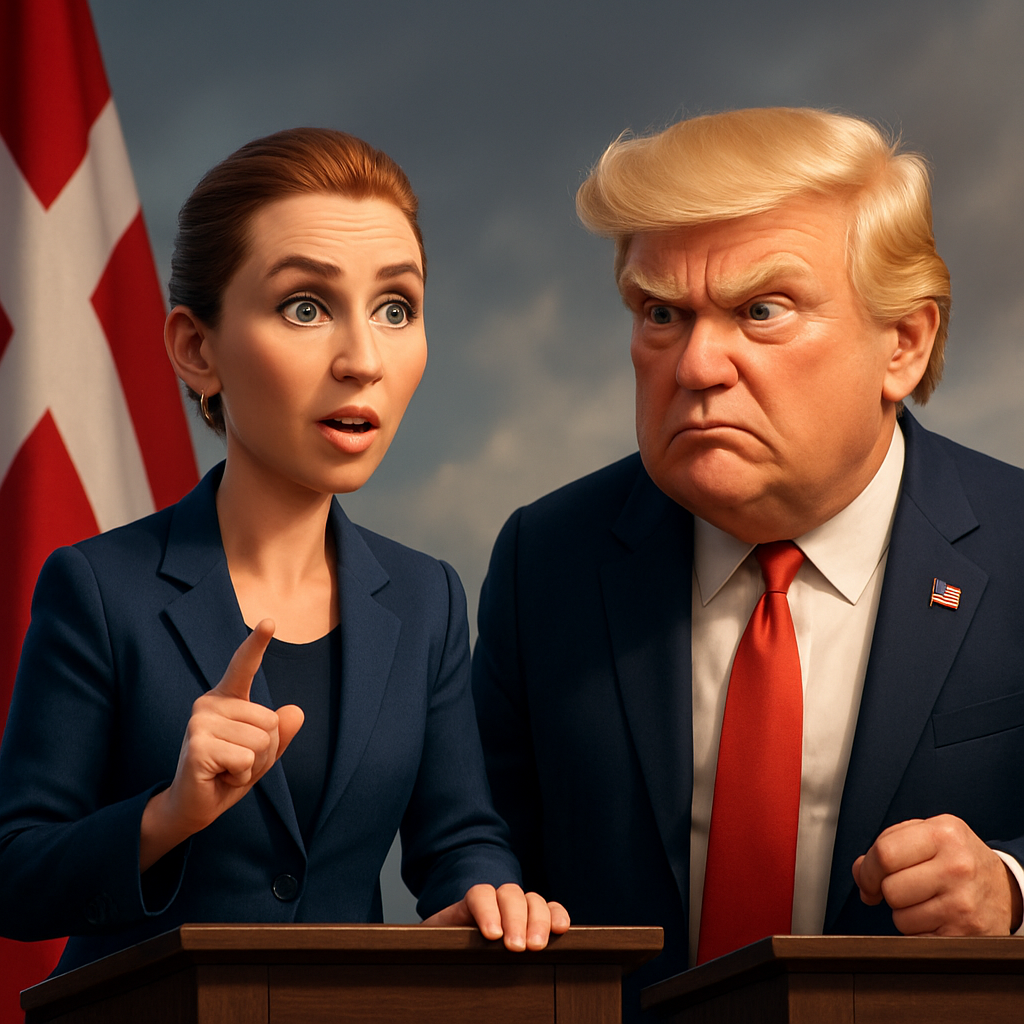 Mette Frederiksen, Denmark’s leader, has taken big risks standing up to Mr