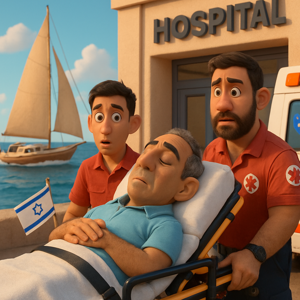 Израильтянин был объявлен мертвым в больнице Фамагусты после того, как потерял сознание на парусной лодке в районе Протараса в среду днем