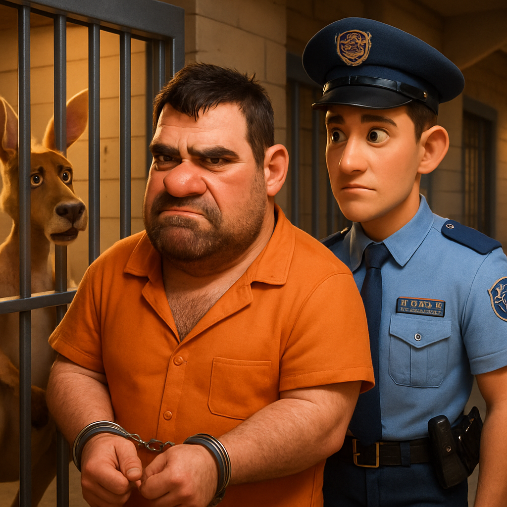 Мужчина, которого арестовали в мае за убийство кенгуру получил 14 месяцев тюрьмы за жестокое обращение с животными и незаконное пребывание в Республике Кипр