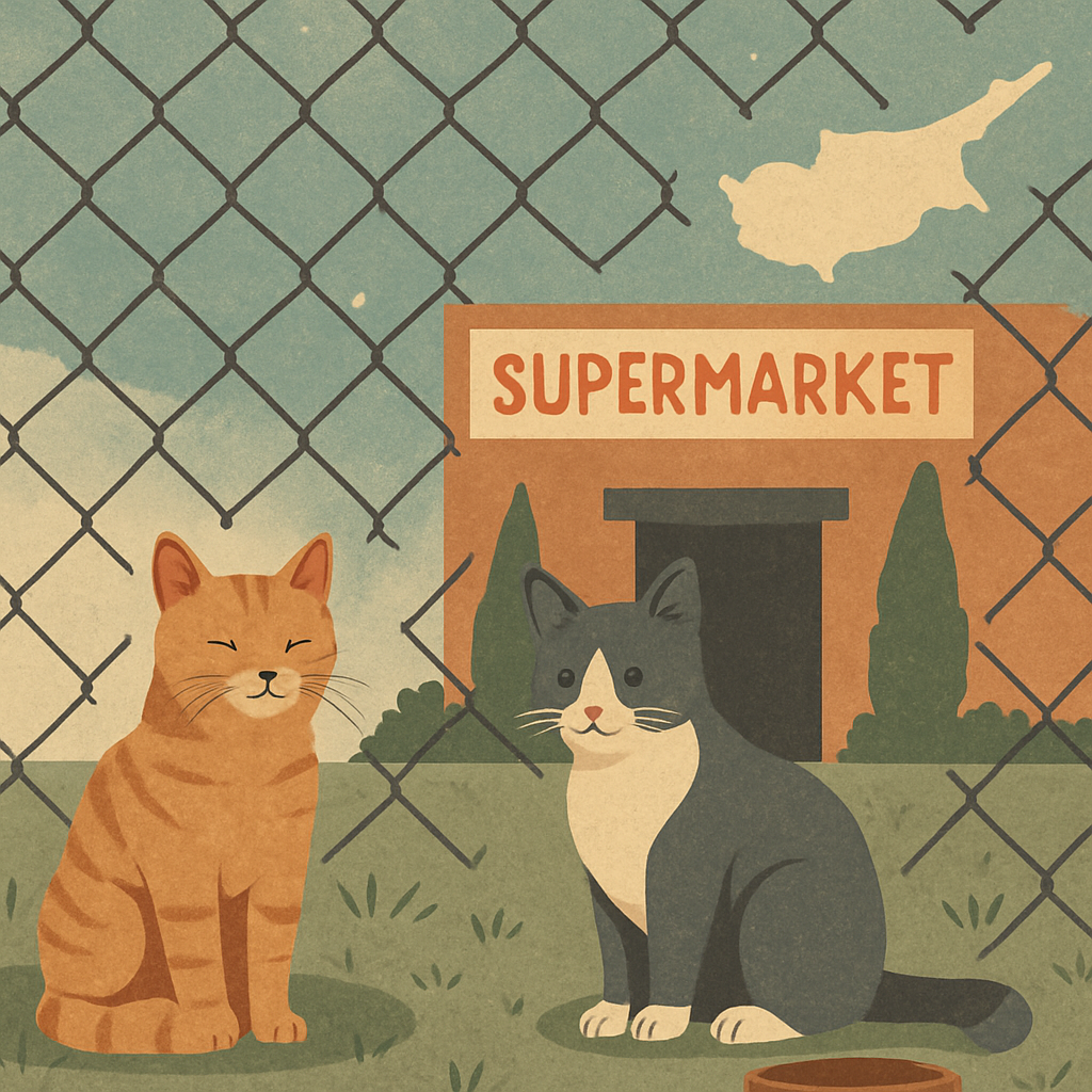 According to environmental movement data, cats that had lived for many years under the supervision of volunteers have disappeared from a supermarket in Cyprus
