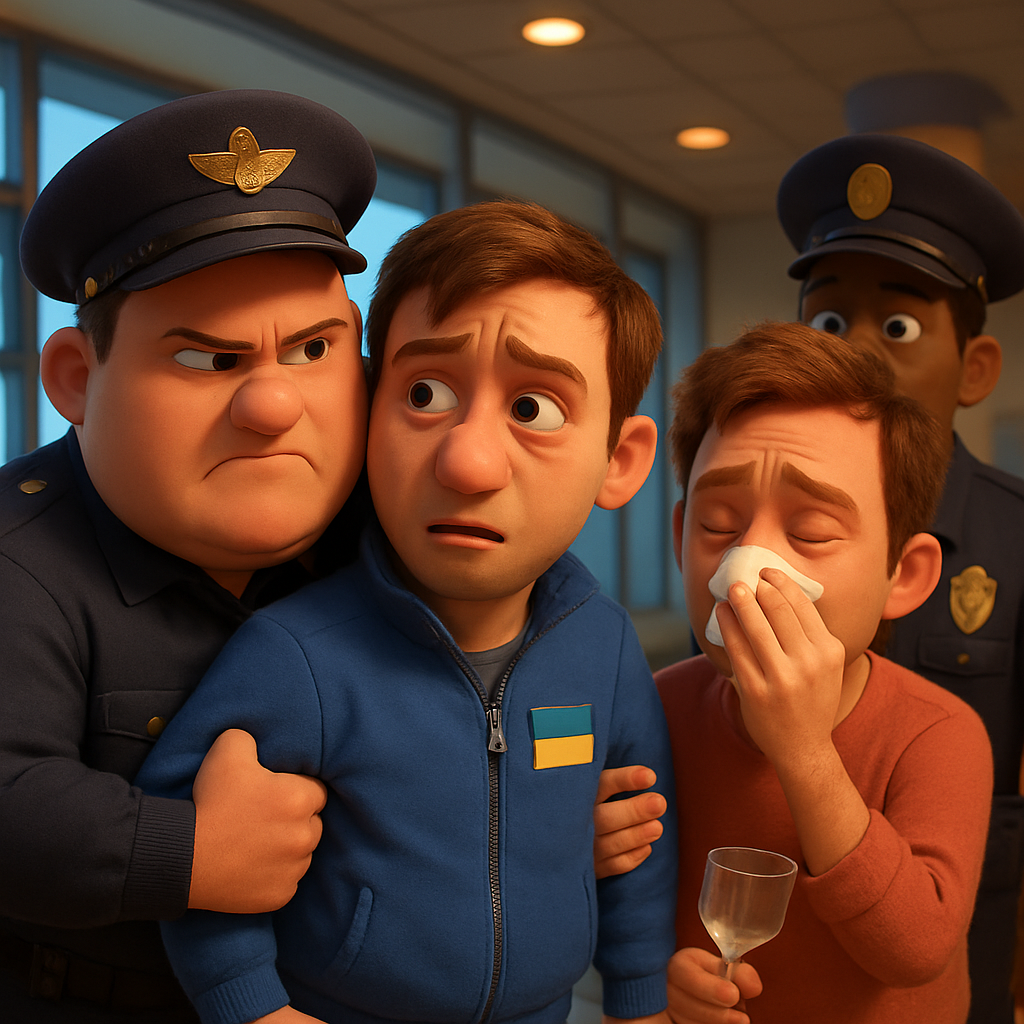 Upon arrival in Cyprus, a Ukrainian was arrested at Larnaca airport in connection with a fight that occurred on New Year's Eve in Limassol