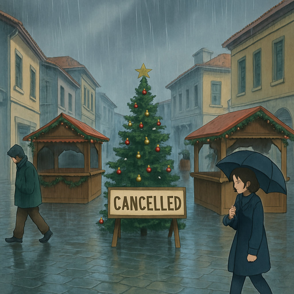 Муниципалитет Лимассола сообщает, что из-за неблагоприятных погодных условий все рождественские мероприятия, запланированные на сегодня, 7 декабря, на улицах Anexartisias и Ayiou Andreou, отменены