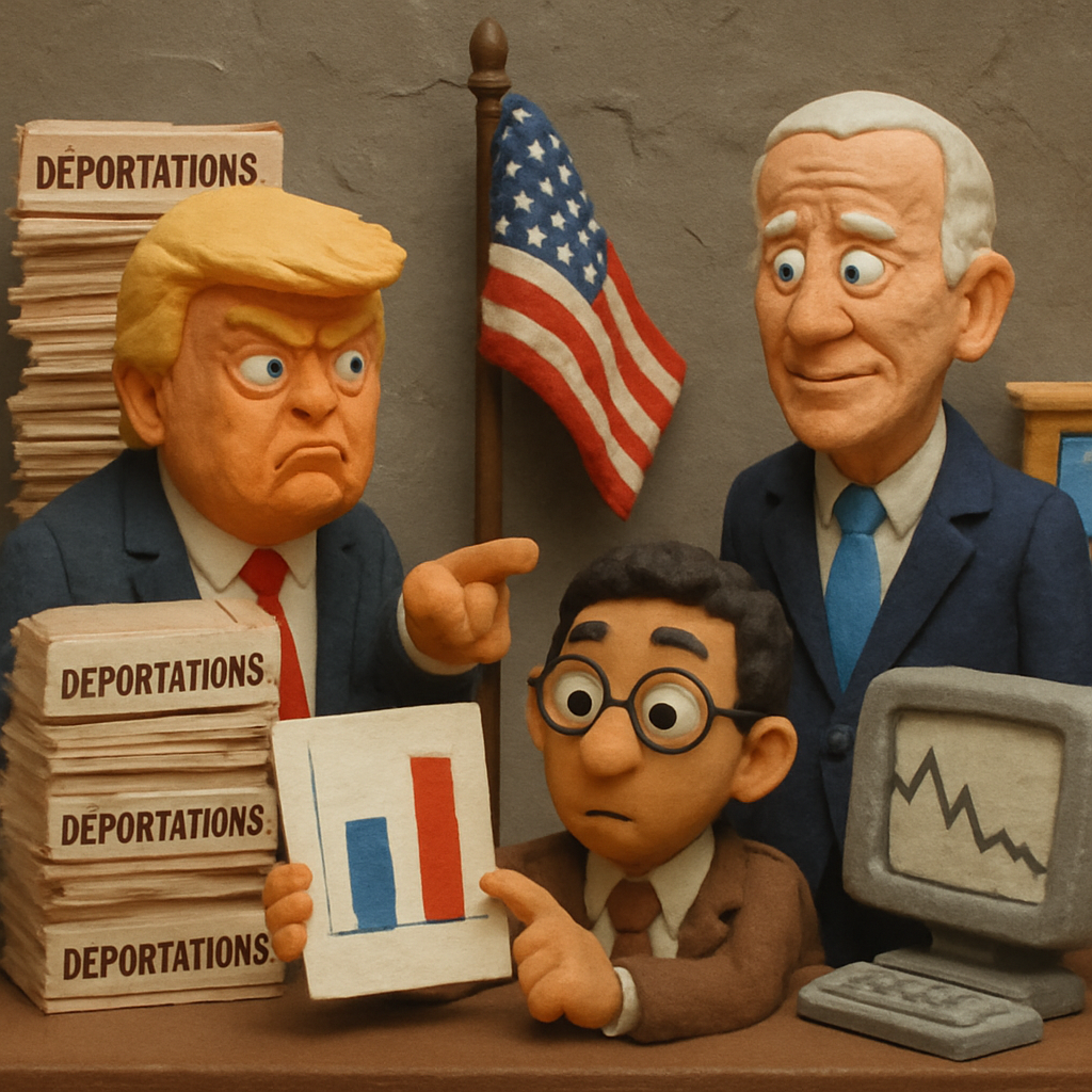 Data obtained by The New York Times illustrates the differences between President Trump’s and President Biden’s approaches to deportations