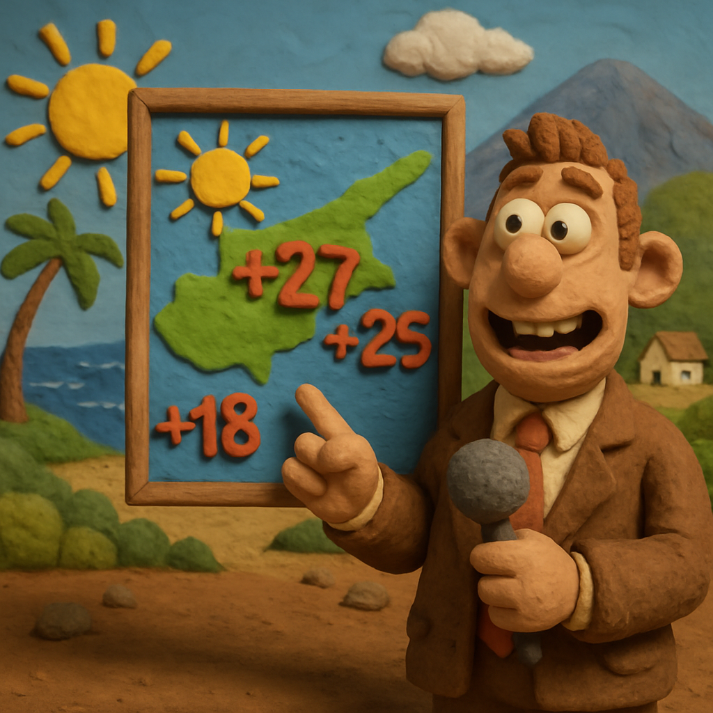 Сегодня на Кипре до +27С во внутренних районах, +25С на побережьях и +18С в горах