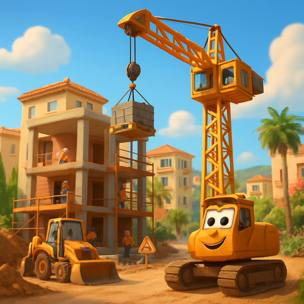 In the municipal district of Oroklini (Larnaca), the rapid development of the tourist and residential area continues