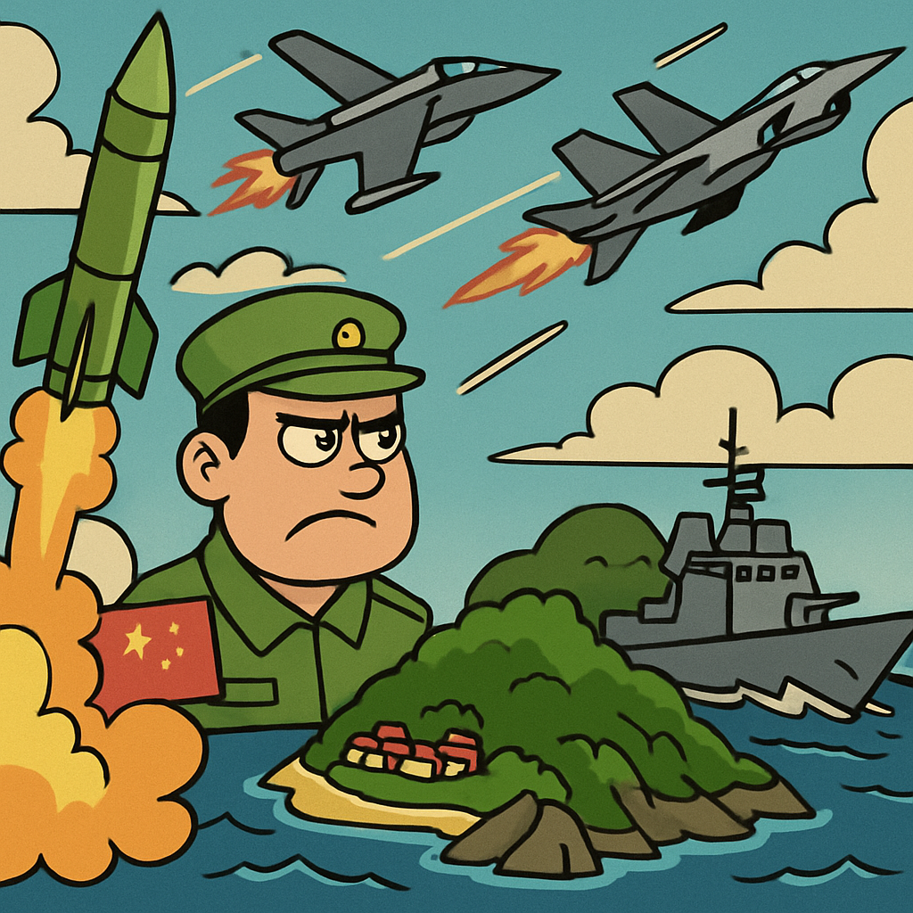 China has wrapped up two days of live-fire drills around the island featuring rocket launches, aircraft and warships