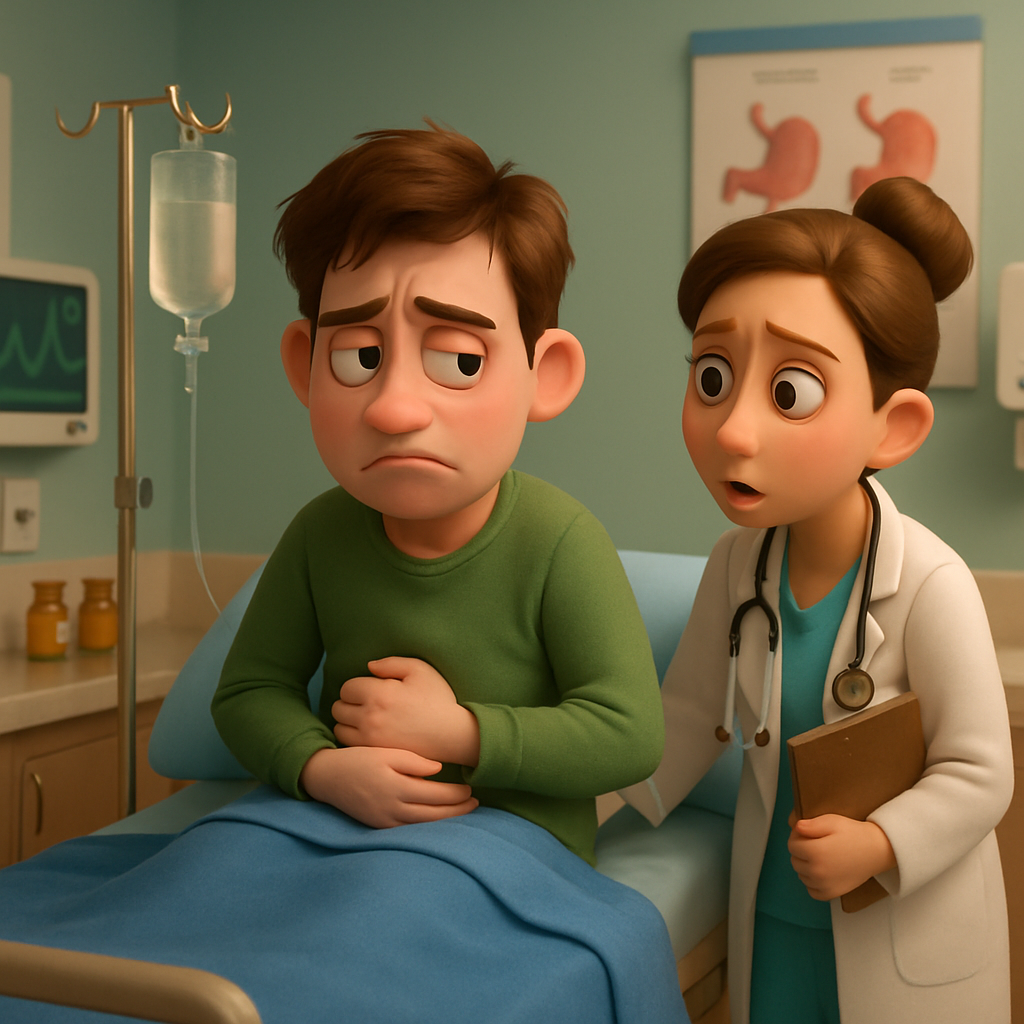 В больницах Кипра увеличился поток пациентов с острым гастритом, гастроэнтеритом и диареей