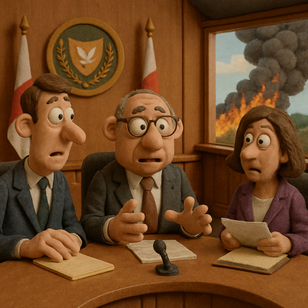 Три парламентских комитета сегодня проведут внеочередное заседание для обсуждения пожара в районе Лимассола