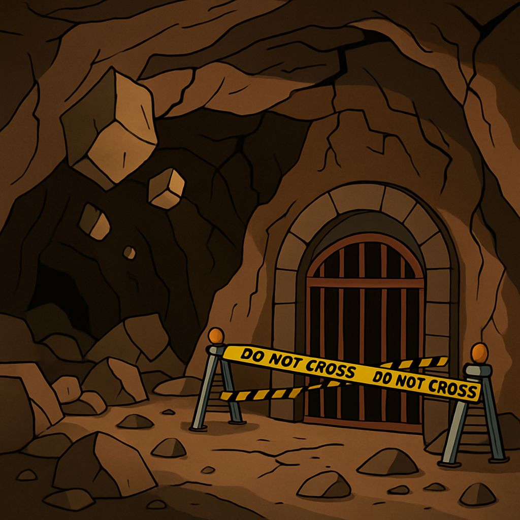 The underground cave associated with Saint Lambrianos in the village of Emba (Paphos) is closed to visitors after cracks were discovered in the rock and concerns arose about a potential collapse