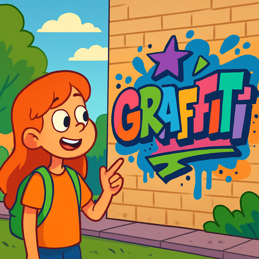 Вот такое классное граффити обнаружила наша читательница в Лимассоле недалеко от проспекта Макариуса