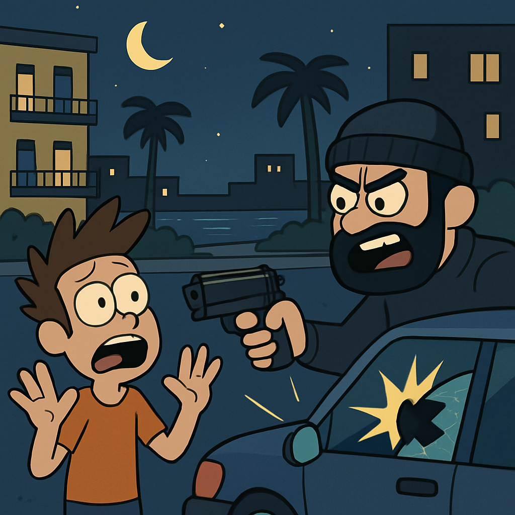 On Sunday evening, an armed man threatened residents of the Mackenzie area in Larnaca after a failed attempt to break into a car — this is the second armed incident to occur in the city within 24 hours