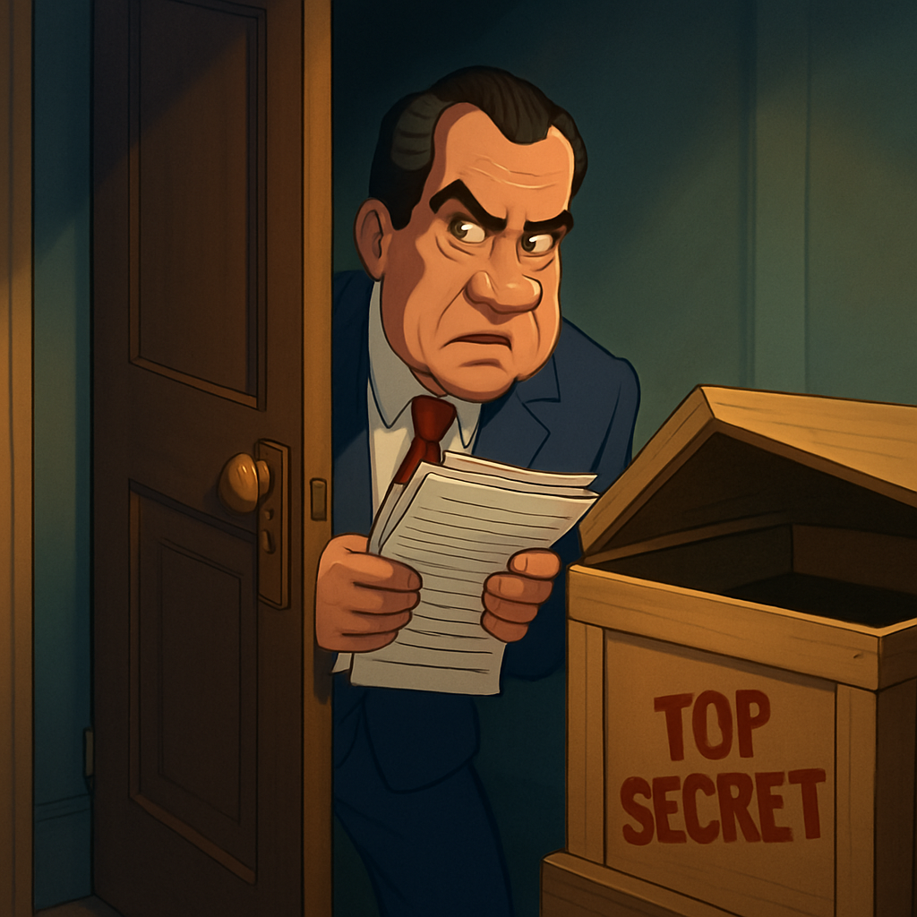 Seven pages of grand jury testimony from Richard Nixon were deemed so incendiary that they were hidden from the public for years