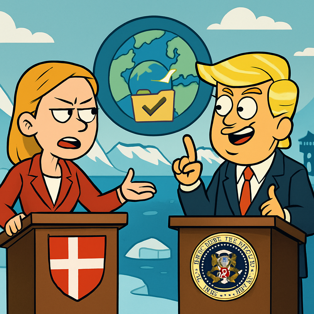 Denmark’s prime minister insisted that her country cannot negotiate on its sovereignty on Thursday after US President Donald Trump said he agreed a “framework of a future deal” on Arctic security with the head of NATO