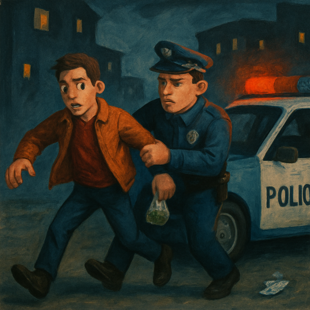 В Лимассоле мужчина, которого остановили для проверки попытался скрыться и столкнулся с полицейской машиной