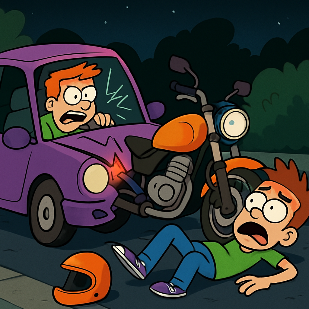 В пятницу вечером в Никосии произошло ДТП, в результате которого пострадал 19-летний мотоциклист